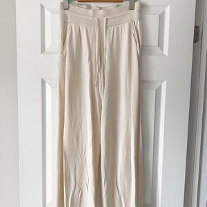 Lululemon knit wide leg lounge pants